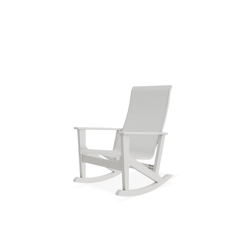 Fauteuil berçant Wexler, Neige, Blanc 6D Sunbrella®