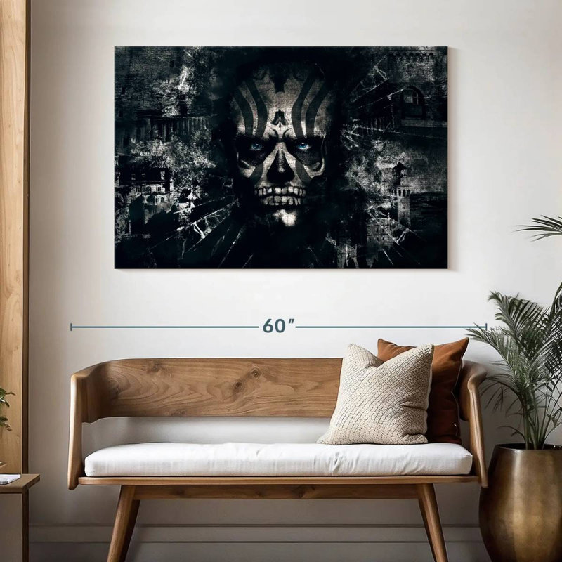 Hitzel Sinister, portrait d'homme, H 32 po x l 48 po
