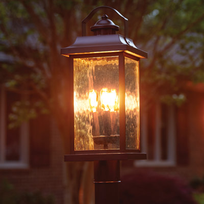 Outdoor 3 Light Post Mount Lantern