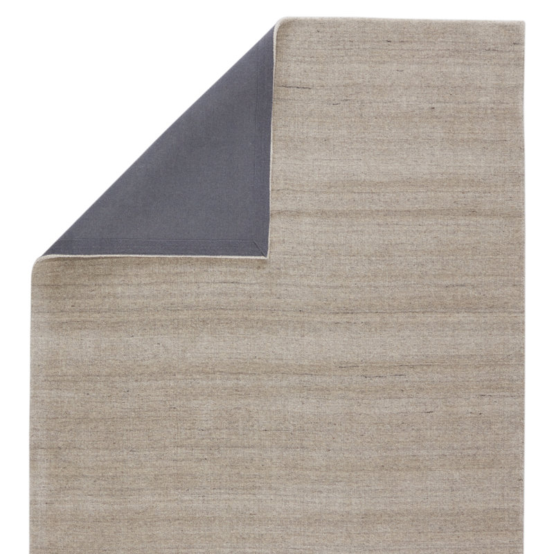 Tapis gris en laine Corien, Rectangle 9 pi x 12 pi