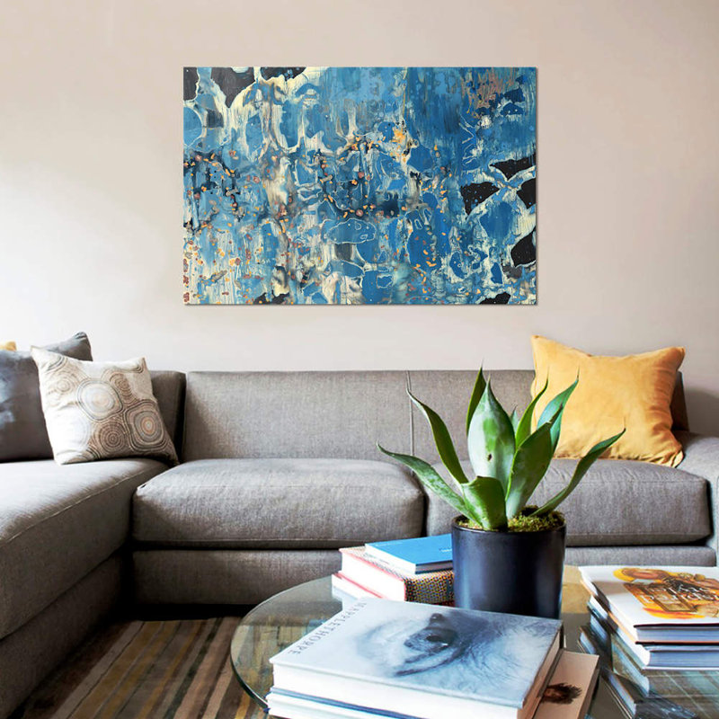 «Treading Water II», impression sur toile, H 8 po x l 12 po x P 0,75 po, Toile tendue, Pas de tapis