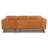 Cadiz 90" Full-Grain Genuine Italian Leather Sectional Sofa-1925697134