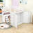 Loft Bed With Desk, Drawers, And Wardrobe-853863664-853863665
