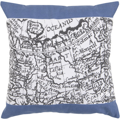 Cotton Reversible Throw Pillow