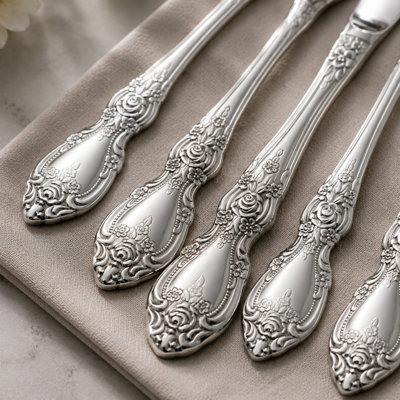 45-Piece 18/0 Silverware Set for 8