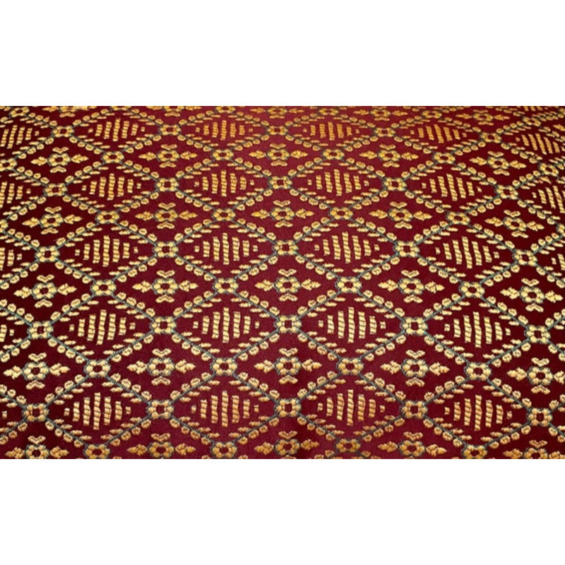 Parsonsburg Indoor / Outdoor Rectangular Lumbar Cushion Cover, Geometric, Burgundy