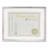 Metallic Silver Matte Picture Frame with Mat