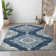 Premium Machine Washable Andreau AMF91 Blue Rug