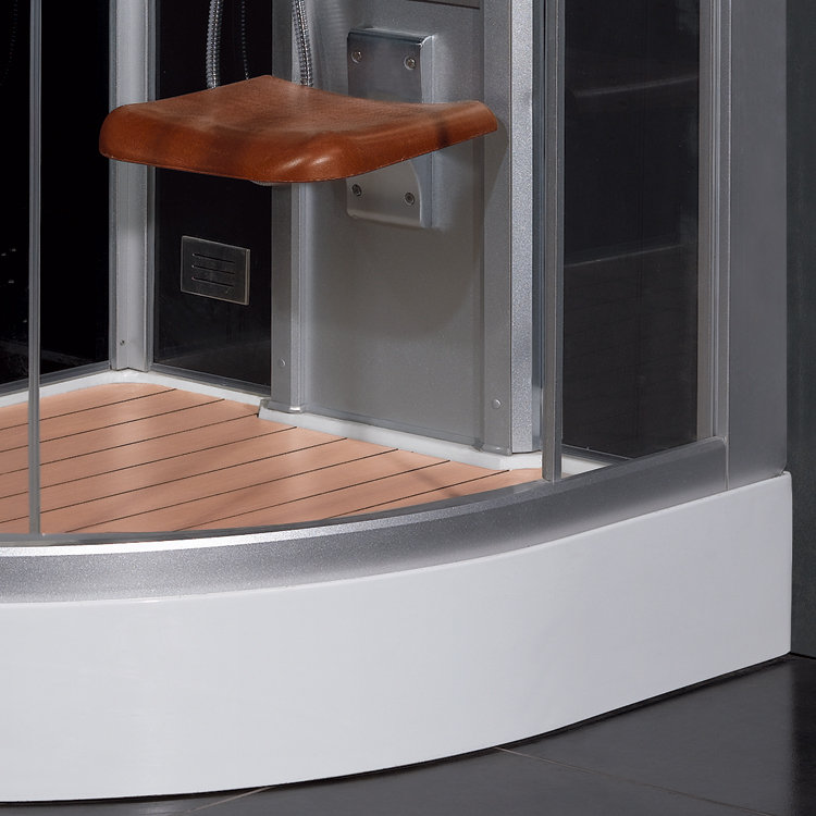 47.7'' W 89'' H Framed Round Steam Shower