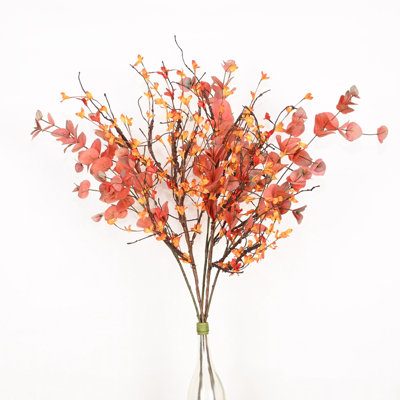 36" Artificial Farmhouse Twig Branches Floral Arrangement For Vase Filler, Long Stem Faux Leafage Flower For Home Wedding Party Dining Table Centerpiece Decor