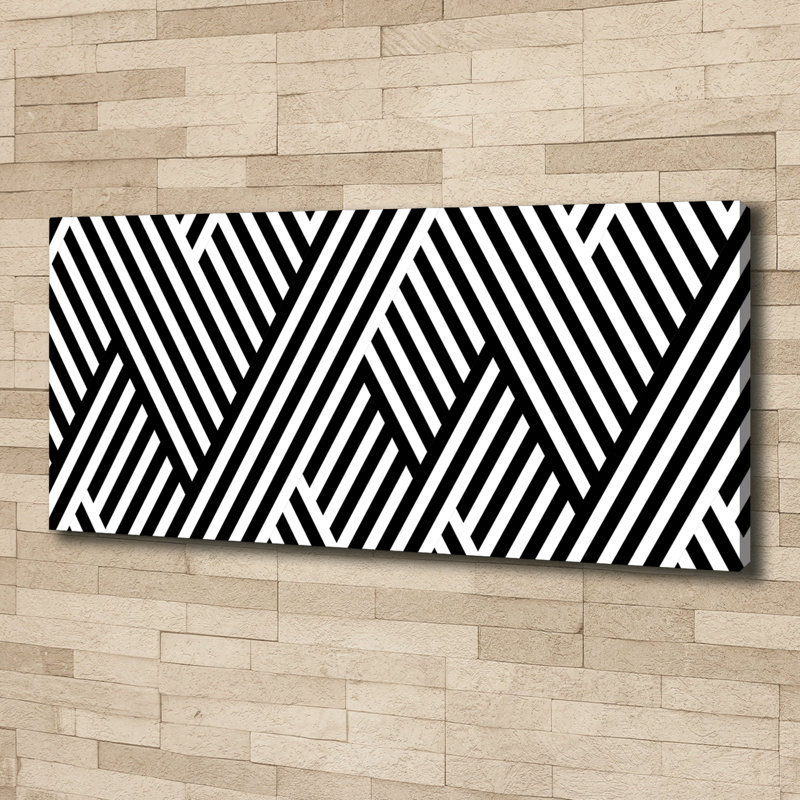 Geometric Background - Print, Canvas, 50cm H x 125cm W x 2cm D