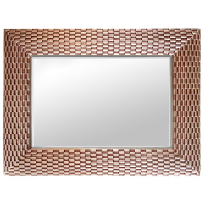 Miroir mural en tissage rectangulaire Toombs