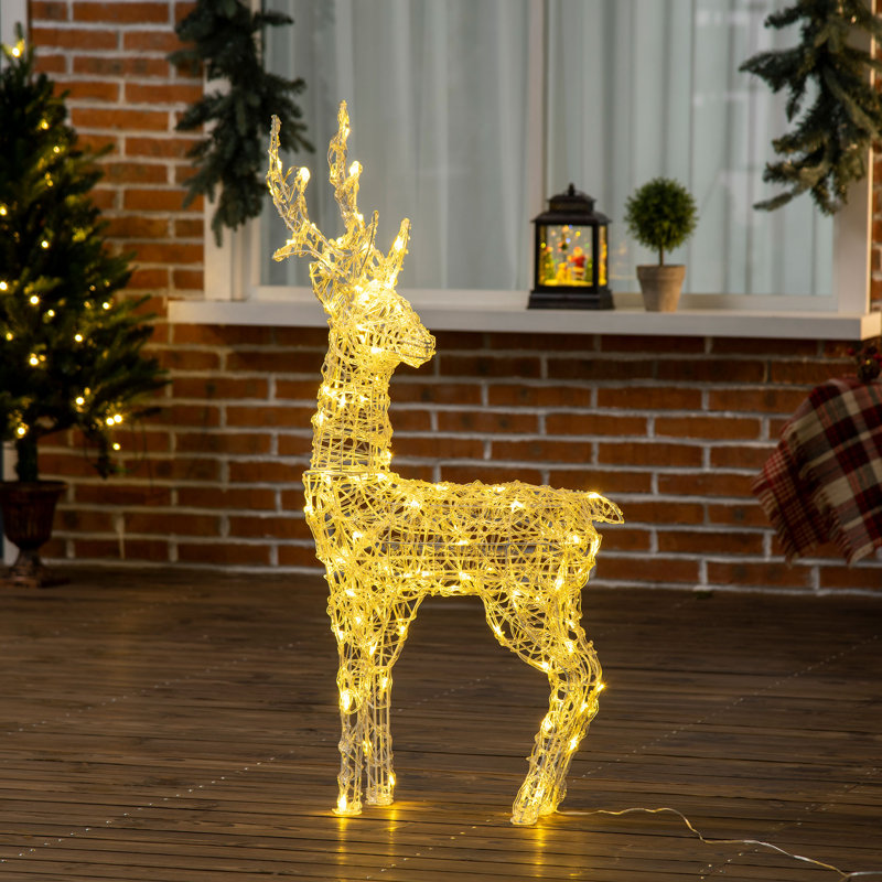 Renne de Noël lumineux