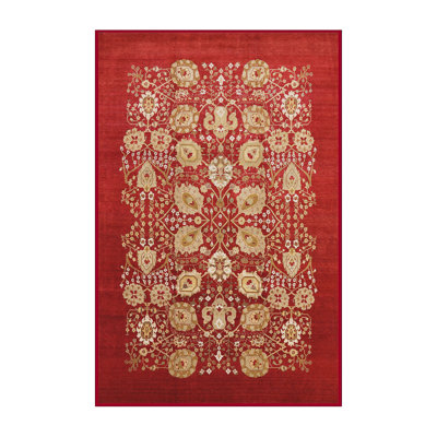 Tapis oriental rouge / beige Peasley