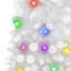 Sapin de Noël miniature illuminé de 1,5 m, pliable et mince, avec 70 lumières multicolores, idéal pour décorer les petits espaces pendant les fêtes.-493942532