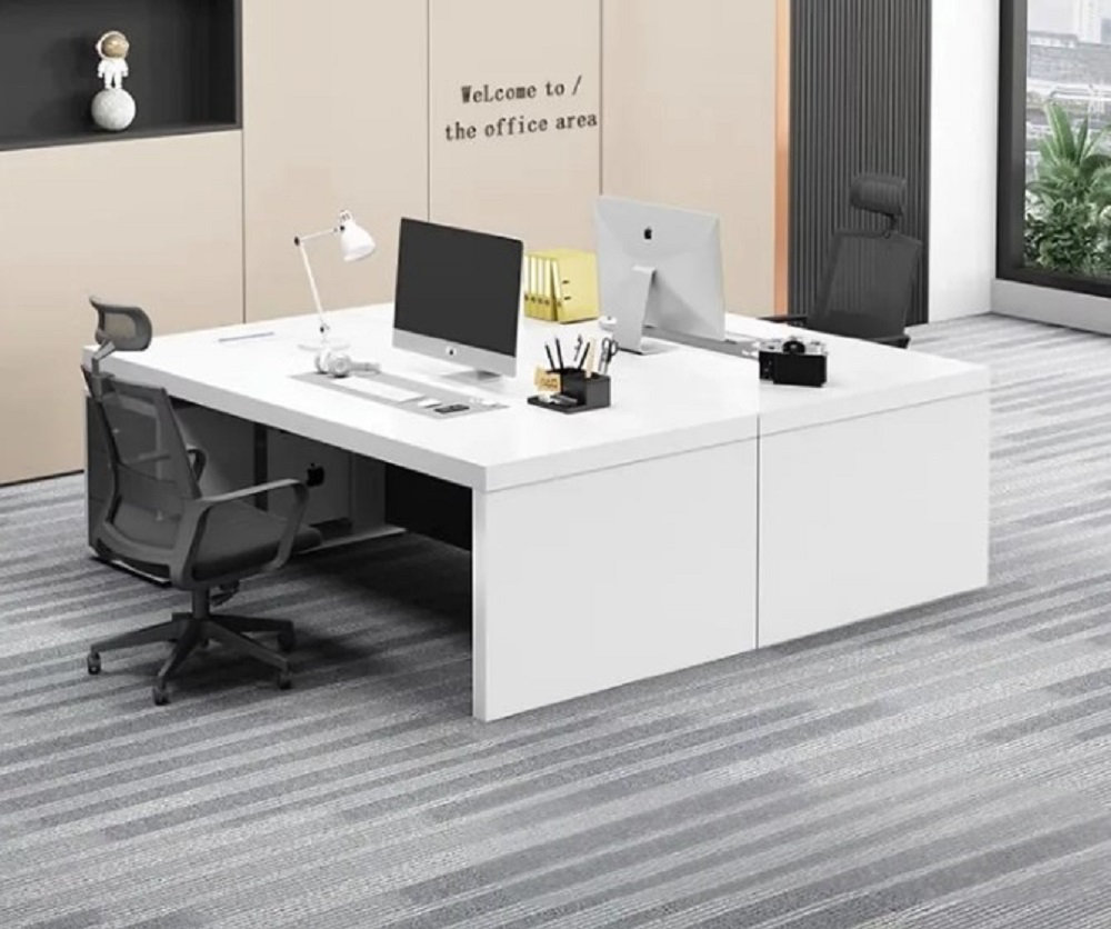 Naiya Rectangle Executive Desk with and Cabinet