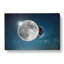 Earth Behind the Moon in Abstract - Wrapped Canvas-55316892