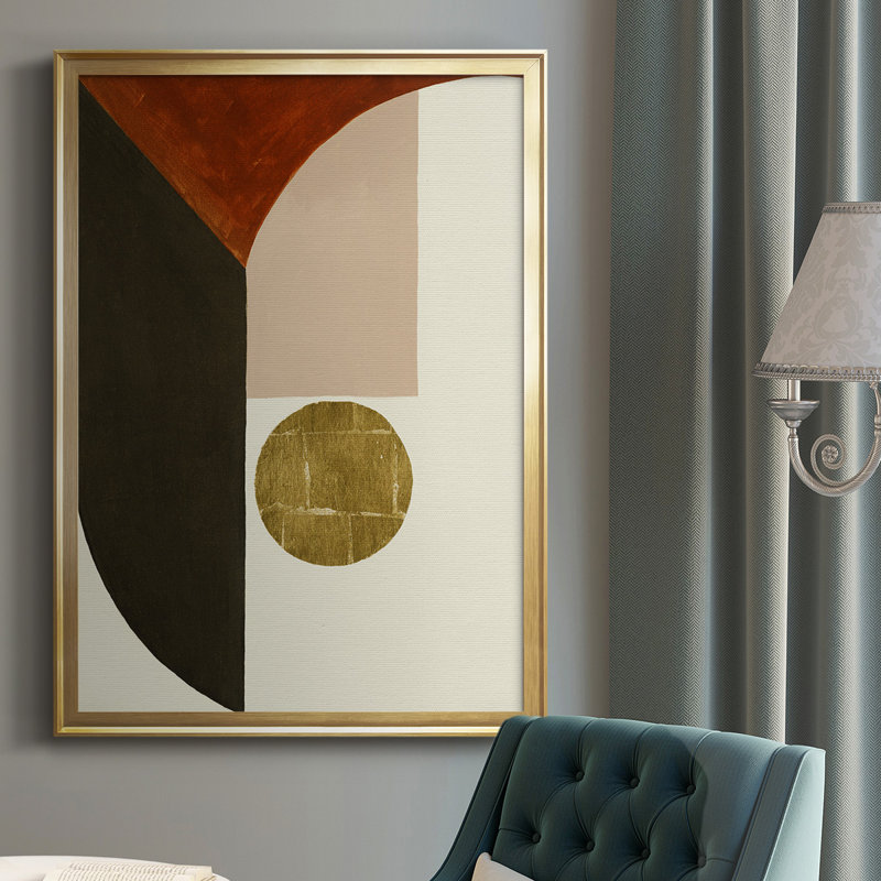 " High Notes II ", 30.5" H x 22.5" W x 1" D, Gold