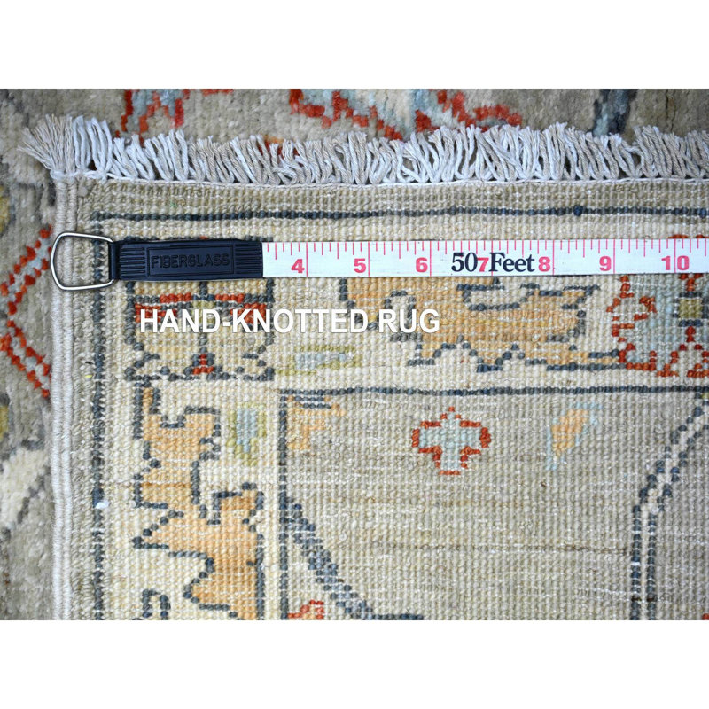 Janalyn One-of-a-Kind 3'1" X 4'11" New Age Wool Area Rug Grey
