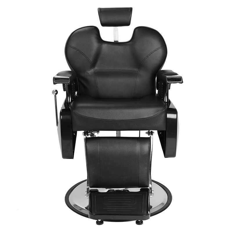 Fauteuil inclinable en cuir, Match en cuir noir