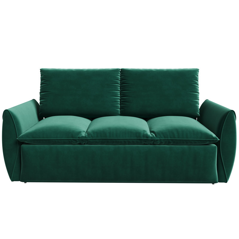 Lit convertible 70,9 po, velours 3 avec 21 oreiller et couverture, multifonctionnel pour lit, couverture, décoration de chambre à coucher