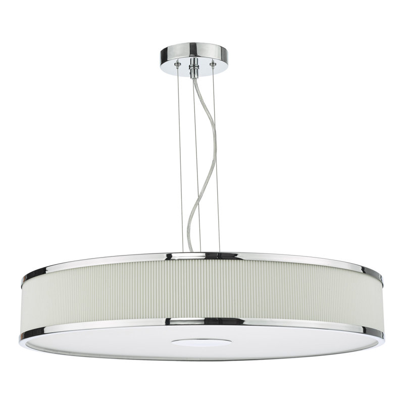 Aurie 6 - Light Pendant, Polished Chrome, Ivory