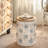 Modern Solid Wood Iron End Table