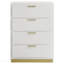Commode blanche à 4 tiroirs-1049648685