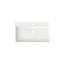 Lavabo pour salle de bain en résine à surface solide - blanc mat, 19,05 po de largeur, 31,71 po de profondeur, 4,74 po de hauteur, 34,24 lb, s'adapte à différentes configurations, résine, méthodes d'installation multiples, élégant et simple,