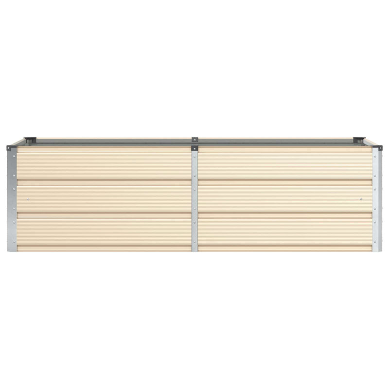 Raised Garden Bed, 45cm H x 160cm W x 80cm D, Ivory