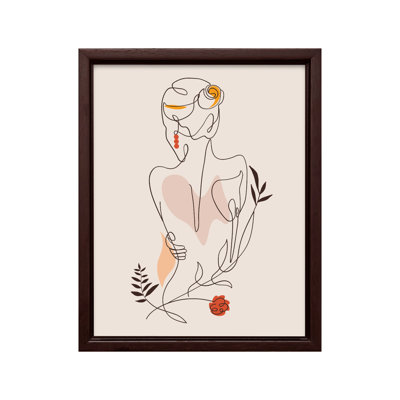 Boho Lady Outline No1