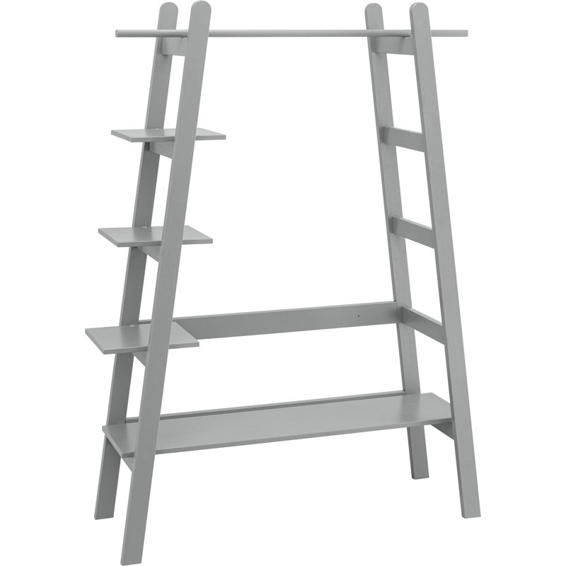 Elmor Solid Wood Freestanding 1 - Hook, Gray