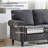 Luelle 61" Rolled Arm Loveseat Chenille Modern Sofa-1960941508