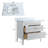 Fully Assembled 36''  White Freestanding Single Sink Bathroom Vanity With 2 Handle Sets And Engineered Marble Top-977490209