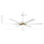 Ventilateur de plafond d'intérieur à 6 pales 68 "/ 78" avec télécommande et éclairage -1346581181-1346581182