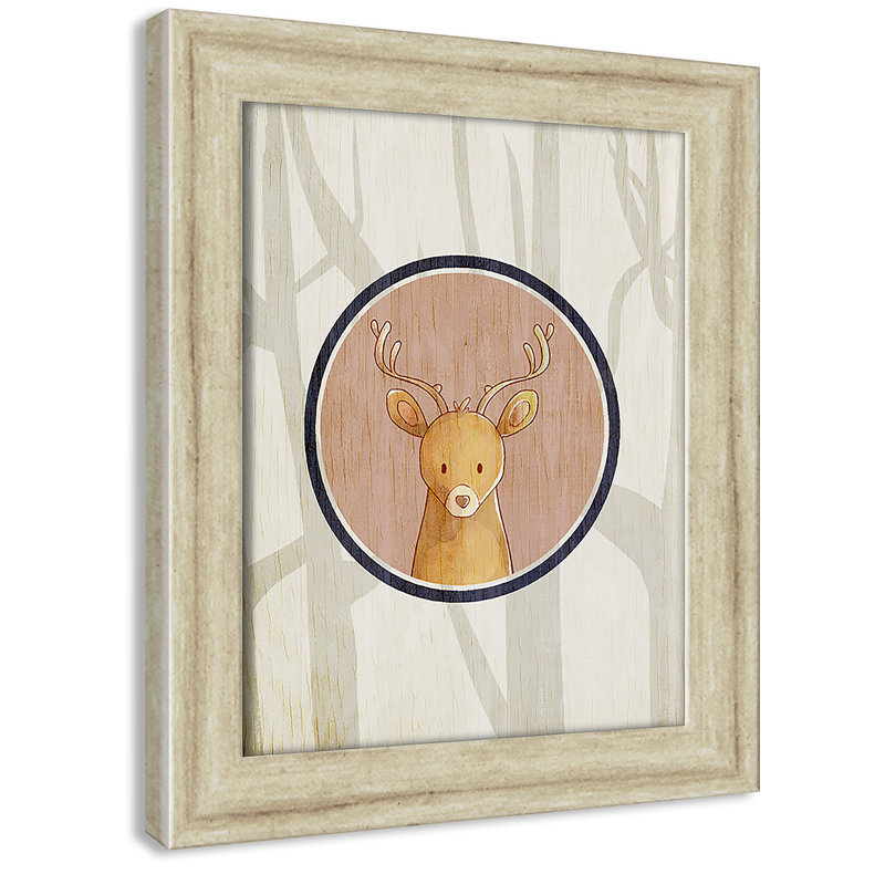 Adhésif décoratif 3 pi, Encadré plat noyer, H 10 po x l 8 po x P 0,6 po