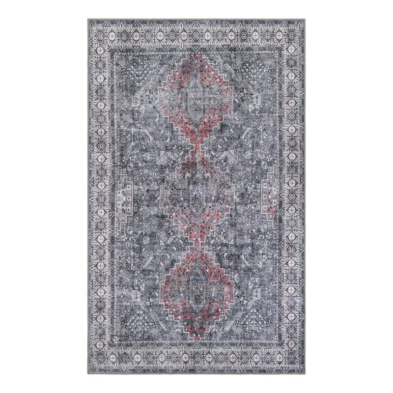 Bungalow Rose Sarah Timeless Rug, Rectangle 5 pi 1 po x 8 pi