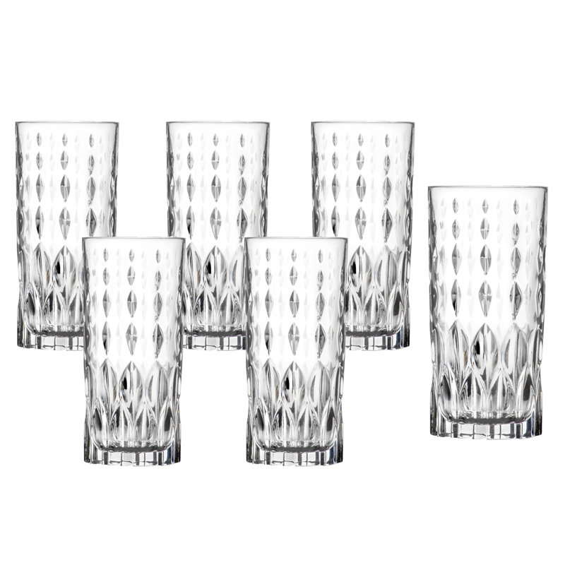 Lorren Home Trends Marilyn Set Of 6 High Ball