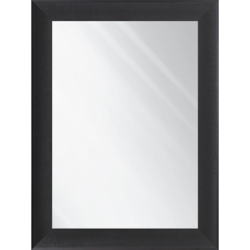 Zeveren Plastic Leaning Mirror, 82cm H x 62cm W, Black