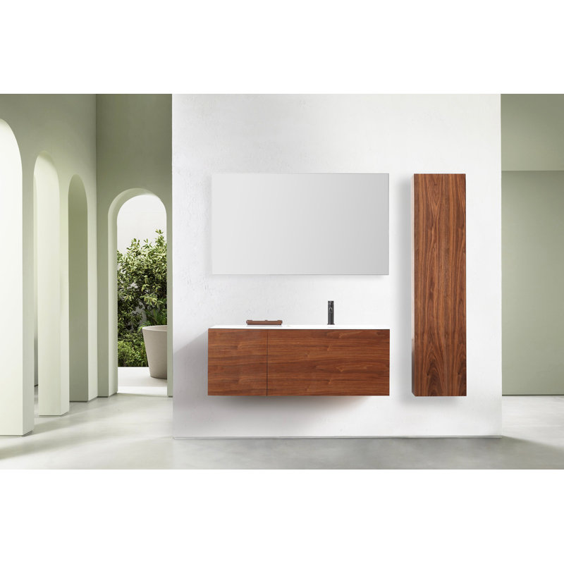 Figure 13" Wall-Mounted Side Cabinet