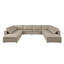 Canapé modulaire avec méridienne 10 pièces Mullica-106892204