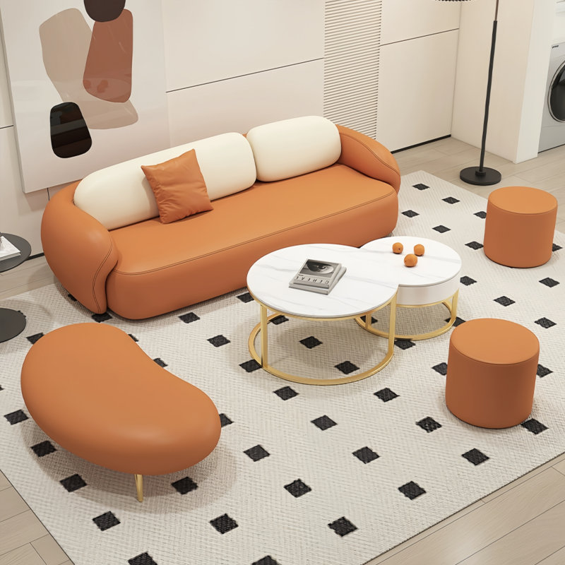 Allijah, Orange / blanc