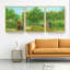 Vincent Van Gogh - Ensemble de 3 reproductions d'art sur toile encadrées