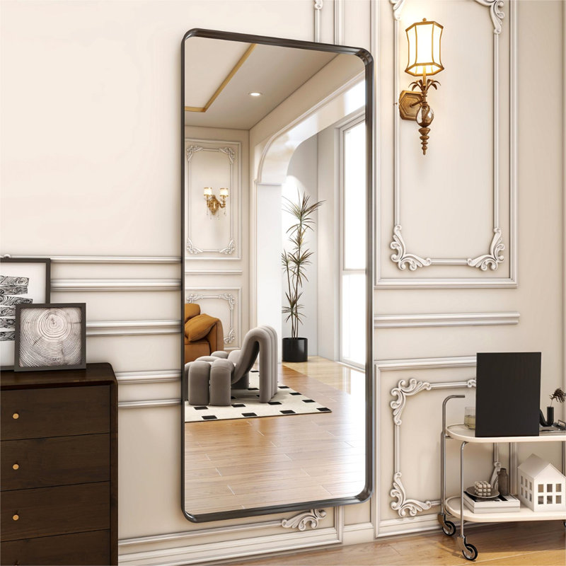 Miroir Avitaj, Noir, H 31,2 po x l 70,2 po x P 1,36 po