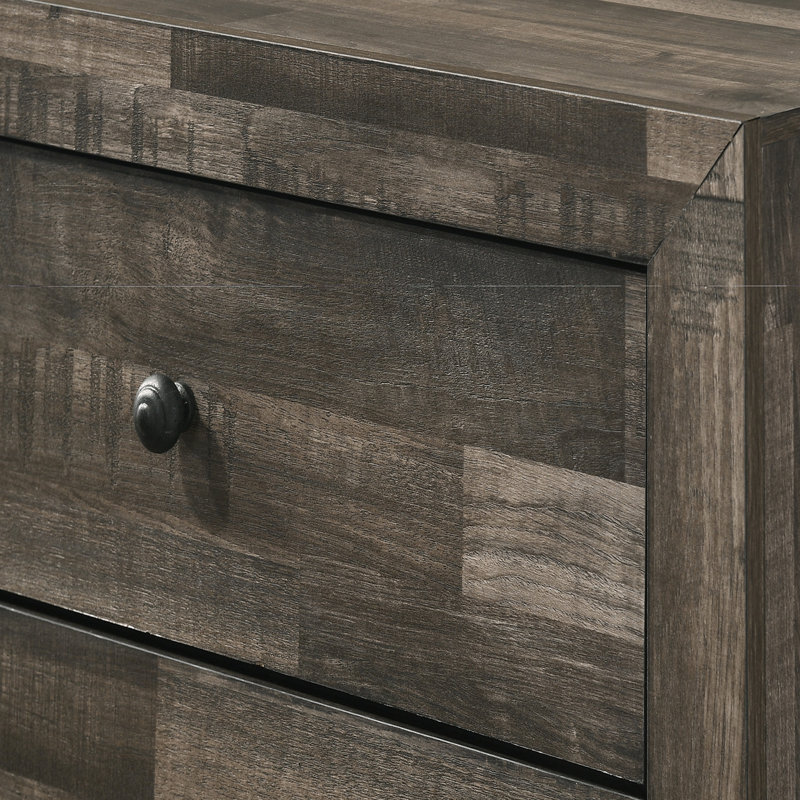 Tables de chevet, Gris brun rustique