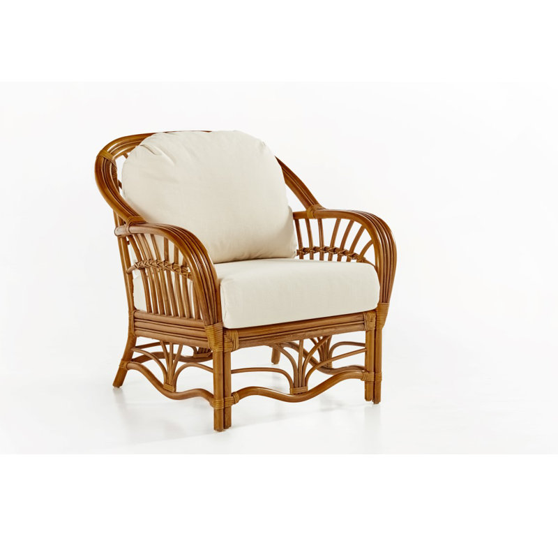 Ensemble de conversation pour 6 personnes Acworth, Noyer, Grège naturel Dening