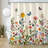 Abstract Shower Curtain with Hooks Included
