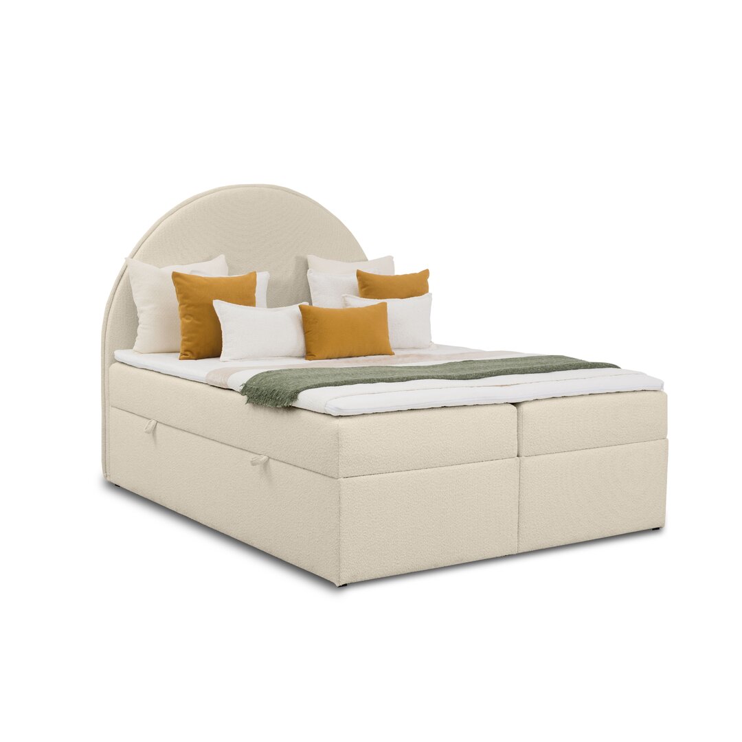 Boxspringbett Arlinda mit Topper und Bettkasten