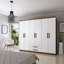 Golub 6 Door Manufactured Wood Wardrobe