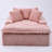 Boneless 51 - Inch With Modern Minimalist Line Design, Ideal For Sleep And Rest, Black Pink Color, Simple Installation Bedroom Bay Window Reading Corner Living Room Audio Visual Area, Color Combination, Quick